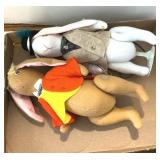 Handmade 13" Felt Bunny Rabbits