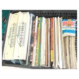 Plastic Crate Full of Magazines