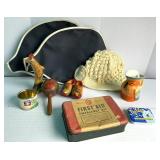 Slovakia Parrot Pitcher, 1st Aid Tin, Wooden Clogs