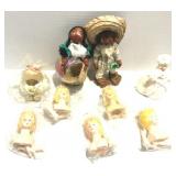 Mexican Folk Cloth Dolls & Doll Making Busts
