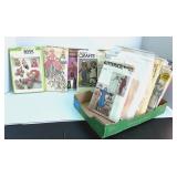 Vintage Box of Sewing Patterns Costumes Crafts Etc