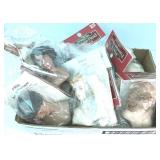 Box Lot Porcelain Head w/Hands Doll Making Parts