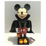 Dracula Mickey Mouse Nutcracker 10 1/2" Pumpkin
