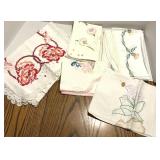 Embroidered Table Runners Vintage