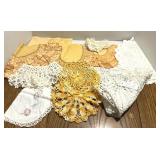 Crocheted Variety of Doilies