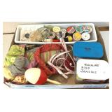 Sewing Thread, Pincushion, Bobbins, Etc.