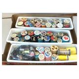 Sewing Thread in Trays Box Lot