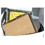 Vtg Newspapers, Quilt Wall Hanging, Vera Bag, Etc