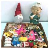 Misc. Box Dolls, Ornaments, Figurine, Etc.