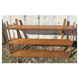 Vintage Wooden Wall Hanging Shelf