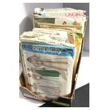 Assorted Vintage Sewing Patterns