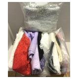 Assorted Lace Sewing Fabric Box Lot