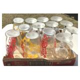 Vtg Glass Tumblers Pepsi Cola, Lemonade, Ice Tea