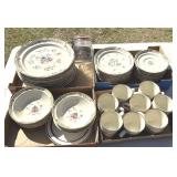 Stoneware Dinnerware Set Heartland 7774 Farm Print