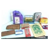 Vintage Gillette Razors, Tot 50 Stapler, Tins, Etc