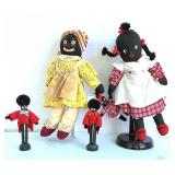 Handcrafted Black American Folk Art Dolls Cloth