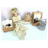 Celluloid Doll 4.25", Table Hostess Gifts, More