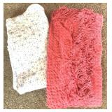 Chenille Blanket and Sherpa Blanket