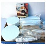 Wooden Block Doll Craft Supplies Box Lot