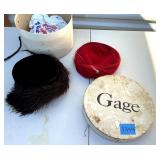 Evelynvaron Red Hat & Black Parkridg Hat Feathers