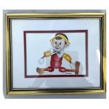 Watercolor Painting Pinnochio Signed Purivage