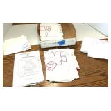 Embroidered Bunny Block Samplers Box Lot