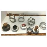 Cookie Cutters 6 Sided, Biscuit Cutters w/Handles