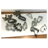 Vintage Assorted Metal Cookie Cutters