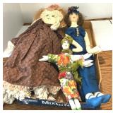 Handcrafted Fabric Dolls