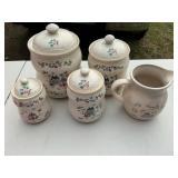 Stoneware Dinnerware Set  Farm Print