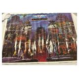 1985 Masters of the Universe Poster HeMan Skeletor
