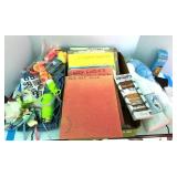 Sewing Patterns, Yarn, Pocket Radio, Misc.