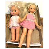 Mattel Lil Miss Makeup 13" & Ideal Crissy 15" Doll