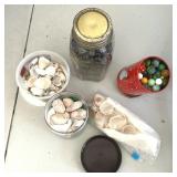 Marbles & Sea Shells