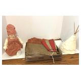 Marble Bag, Precious Moments Doll, Teepee & More