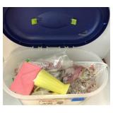 Sterilite Tote Hinged Lid & Sewing/Craft Supplies