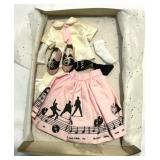 Vintage Barbie Doll Size Poodle Outfit with Shoes