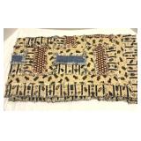 Quilted Fabric 50"x52" Tablecloth Angels Snowmen