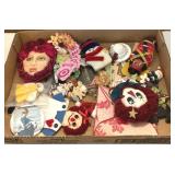 Handmade Brooches Pins Dolls