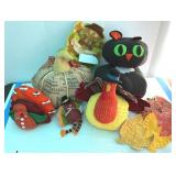 Handcrafted Pumpkins & Turkeys Lot