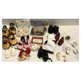 Assorted Box of Doll Baby Shoes