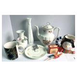 Teapot, Mugs, Vases, Etc.