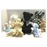 Stuffed Animals Coca-Cola & Hospice Bears, Etc.