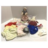 Vtg Doll Clothes Shoes Purse Wig House of Hattan