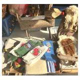 Christmas Towels, Santa w/Sled, Reindeer, Etc.