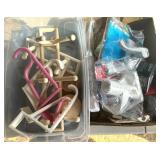 Assorted Wall Hooks, Tea Infuser, Door Handle, Etc