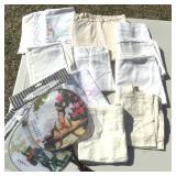Vintage Linens & Hand Held Fans