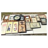 Assorted Small Pictures & Frames