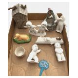 Vtg Snow Baby Figurines, Etc