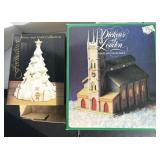 Dickens London Village Church, Xmas Tree Musical